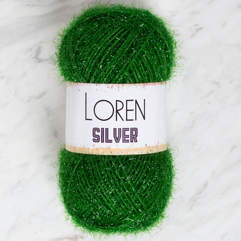 Loren Silver Yeşil El Örgü İpi - RS0041